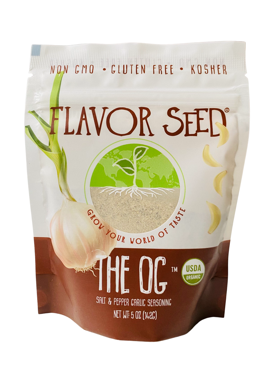 FLAVOR SEED - The OG Organic Salt Pepper Garlic Seasoning - Flavor Seed