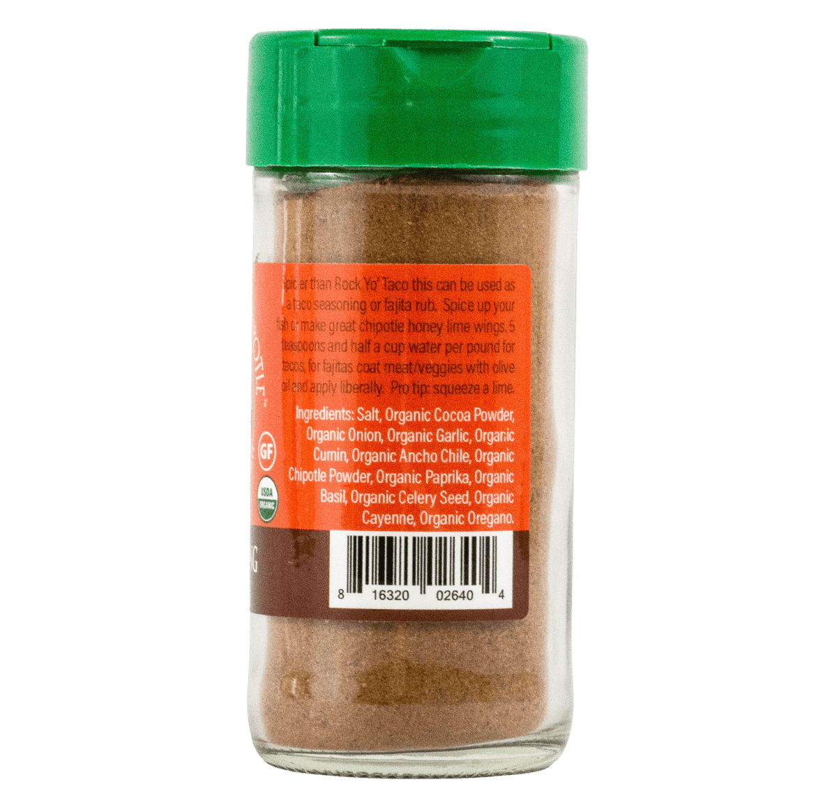 FLAVOR SEED - Did Someone Say Chipotle Organic Fajita and Taco Seasoning Mix | Makes 4-5 pounds taco meat per 2.7 oz. jar