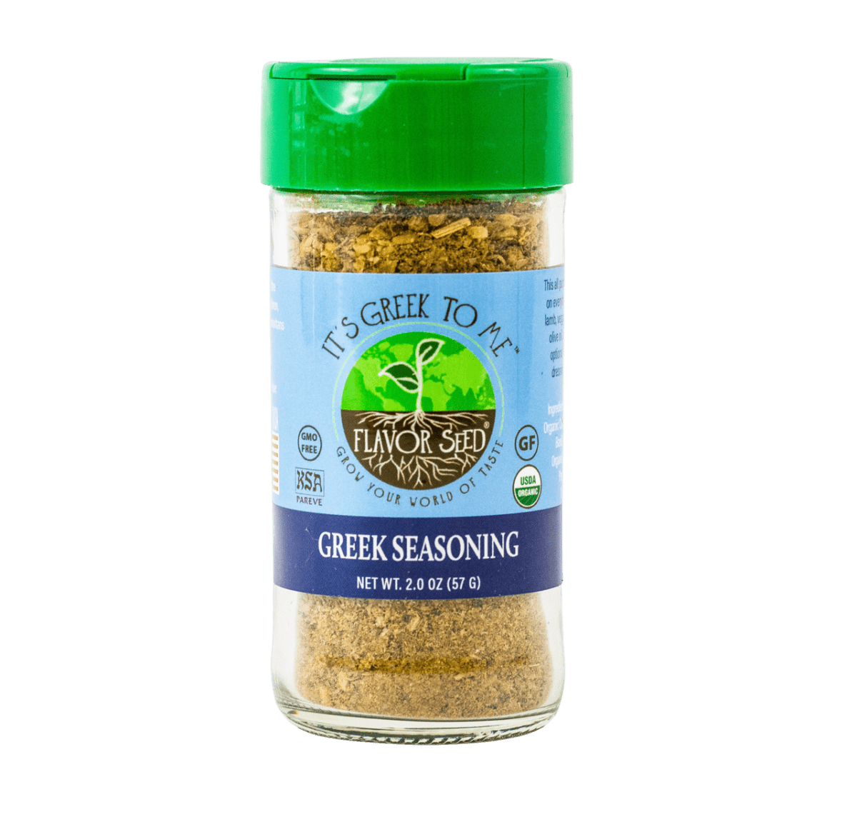 FLAVOR SEED - It's Greek To Me Organic Greek Seasoning - Flavor Seed