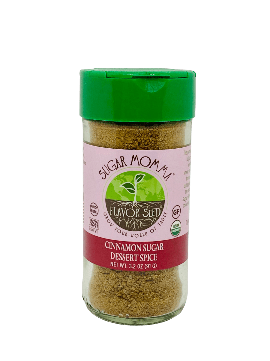 FLAVOR SEED - Sugar Momma Organic Cinnamon Sugar Dessert Seasoning - Flavor Seed