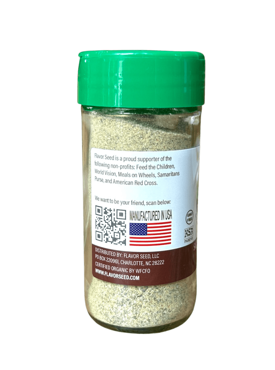 FLAVOR SEED - The OG Organic Salt Pepper Garlic Seasoning - Flavor Seed