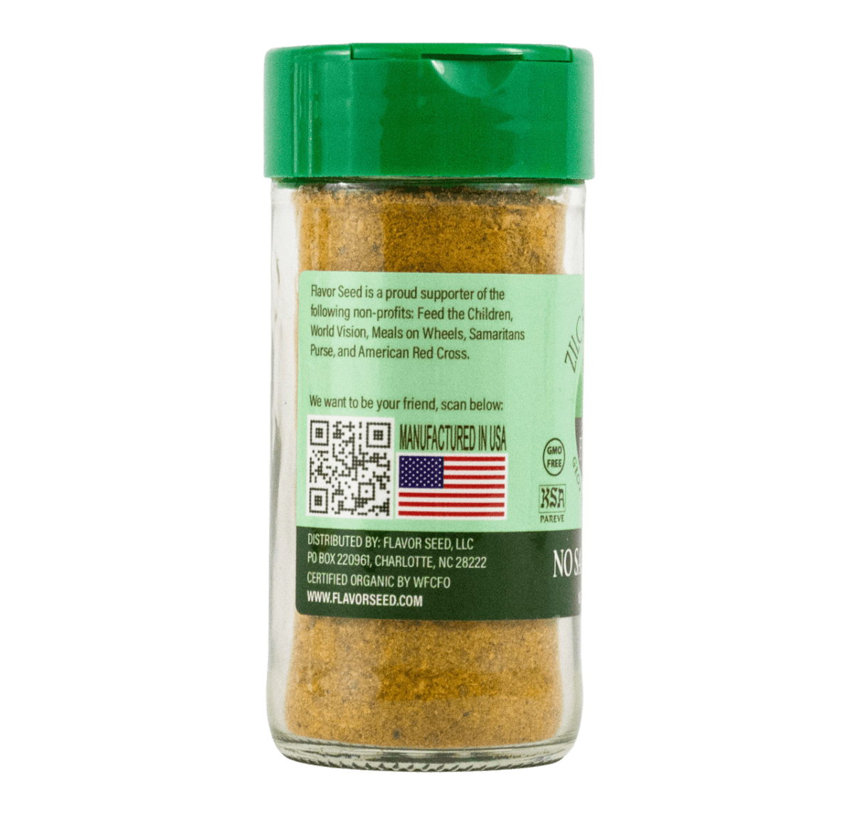 FLAVOR SEED - Zilch. Nada. None. No Salt Organic All Purpose Turmeric Seasoning - Flavor Seed